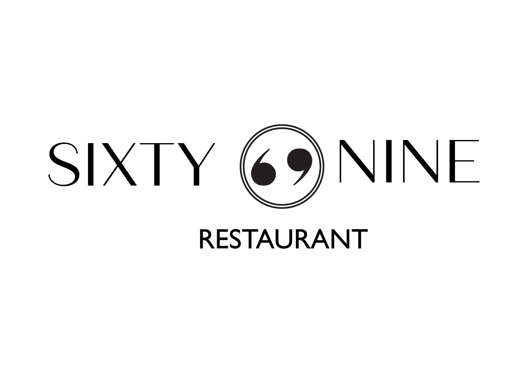 Sixty 9 alternate logo lockup — secondary configuration of the brand mark