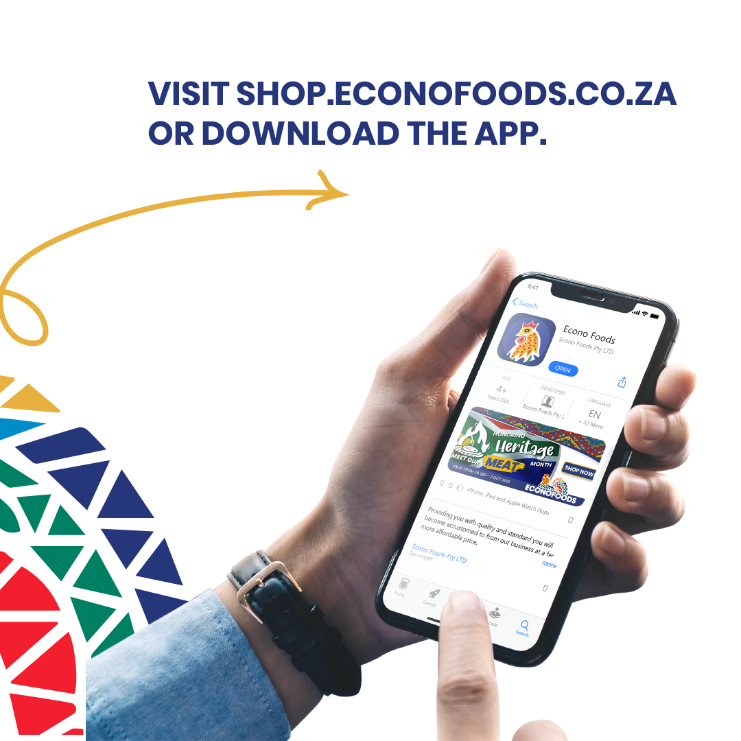 Econo Foods carousel — how to order online, slide 2