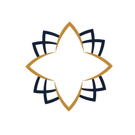 KH Events brand icon — the blooming-tulip symbol shown in full colour