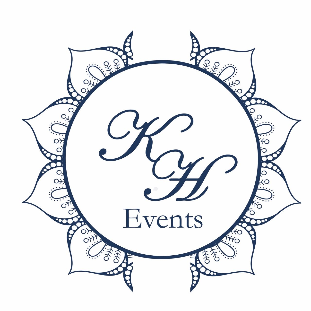 KH Events original logo — the older monogram identity used before the refresh